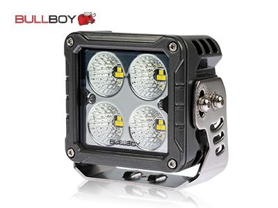 BULLBOY LED WORK LIGHT - HEATED LENS