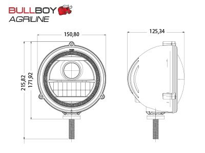 BULLBOY AGRILINE DAYTIME RUNNING LIGHT