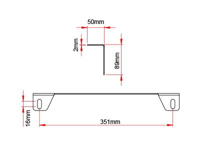 AUTO NUMURA ZĪMES PAMATNE 389mm