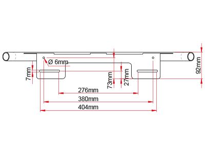 AUTO NUMURA ZĪMES PAMATNE 666mm
