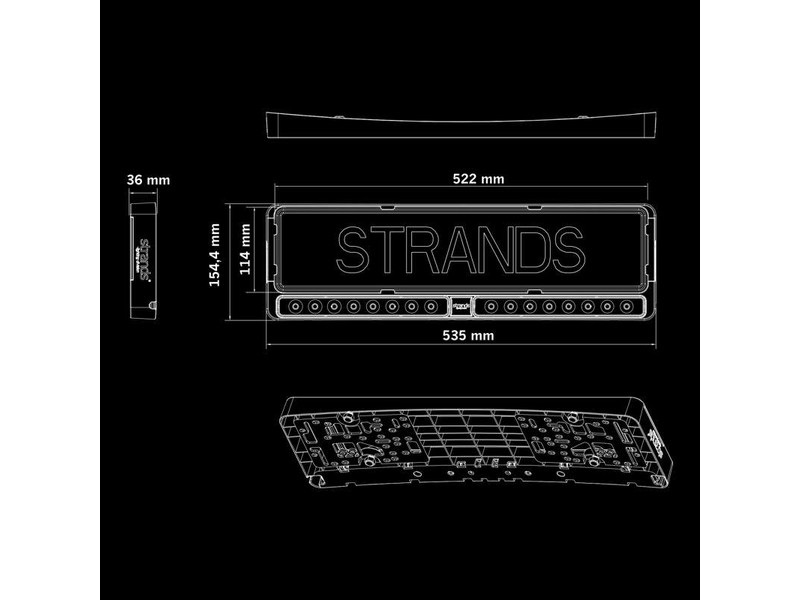 NUUK E-LINE DUO BLACK LED BAR 2X10″