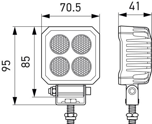 Lukturi darba Hella ValueFit LED 1700lm